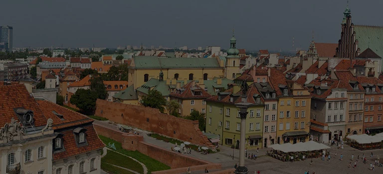 panorama Warszawy, kolumna Zygmunta, Zamek Królewski